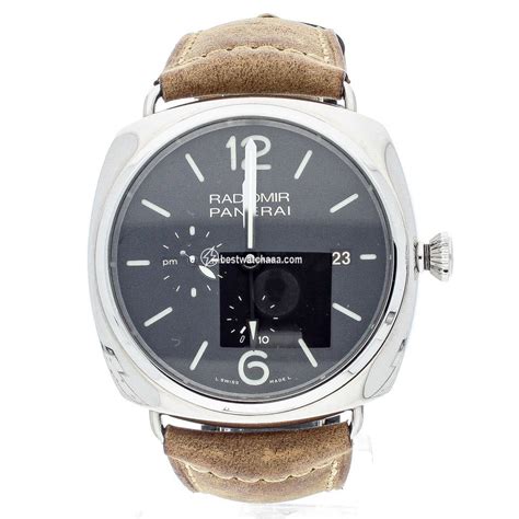 Panerai Radiomir 10 Days Gmt Mens Watch Unisex Automatic Steel Pam