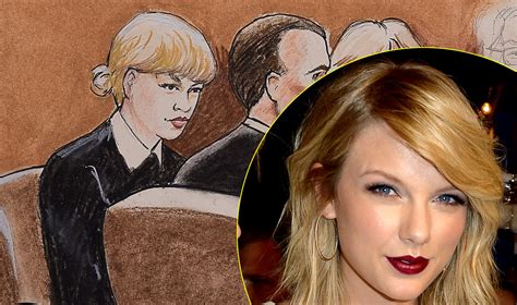 Taylor Swift Pictured In Courtroom Sketches From Trial In Denver