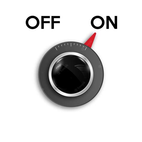 Premium Vector Icon On And Off Toggle Switch Button