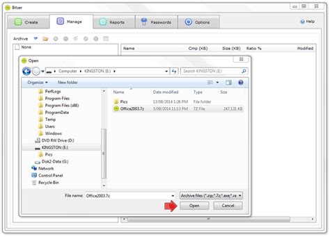 Open 7z File Extensions With Free Software