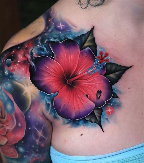 Hibiscus Tattoos Meanings Tattoo Styles And Ideas Cool Chest Tattoos Chest Tattoos For Women