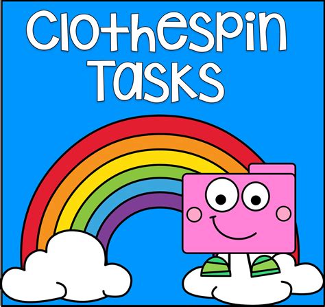 Clothespin Tasks File Folder Heaven Printable Hands On Fun With