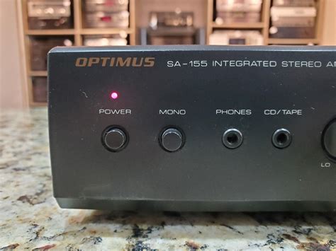 Optimus Sa Integrated Stereo Amplifier Ebay