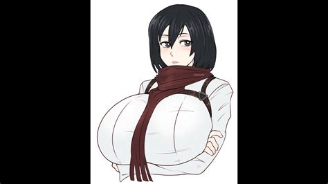Attack On Titan Mikasa Sexy Hot Thicc Waifu ~sub To Support Charity