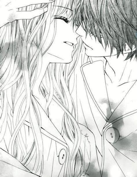 Anime Couples Kissing Coloring Pages Anime Wallpaper Hd