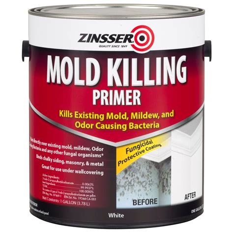 Zinsser 1 Gal Mold Killing Interiorexterior Primer 276049 The Home