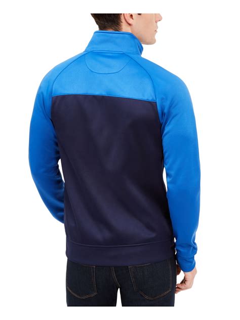 Clubroom Mens Blue Color Block Jacket Size Xxl Ebay