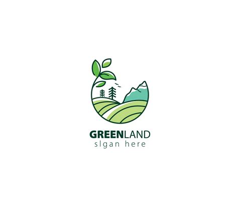 Green Land Logo Design 8494869 Vector Art At Vecteezy