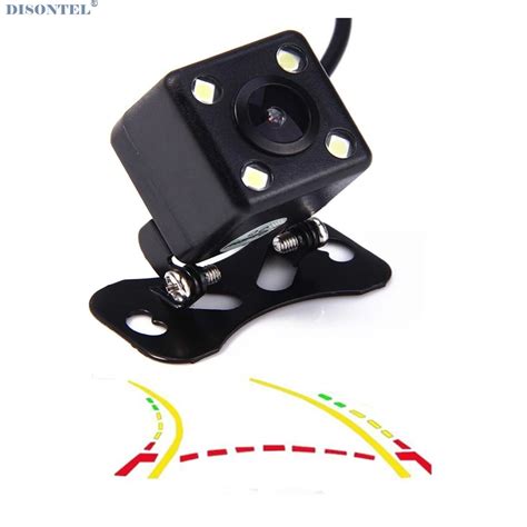 Dynamic Trajectory Universal 4 Lights 600l Ccd Hd Color Waterproof Car Rear View Camera Backup