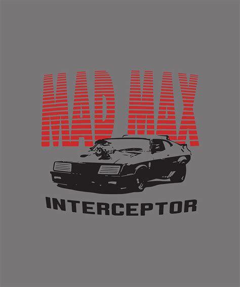 Mad Max Mfp Interceptor Retro Movie V8 Car Pursuit Cars Digital Art By