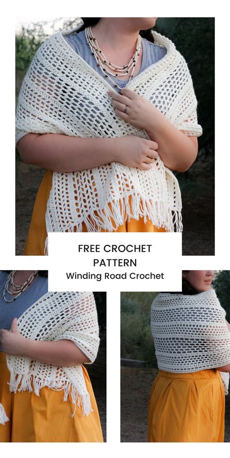 The crochet boho shawl uses only chains and double crochet in a variety of different patterns to create an interesting look. Quick and Easy Crochet Boho Shawl Free Pattern in 2020 ...