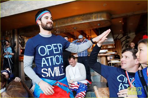 Darren Criss Mia Swier Hit The Slopes For Operation Smile S Park City Ski Challenge Photo