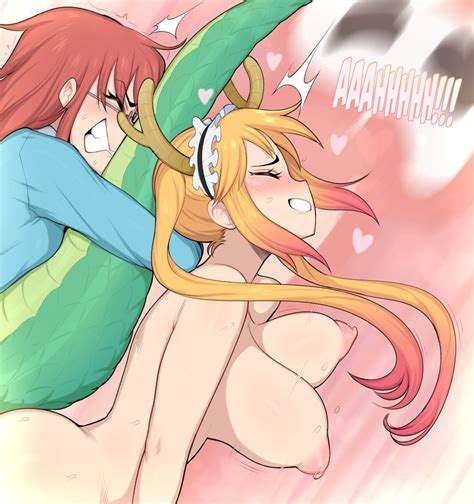 Tohru And Kobayashi Kobayashi San Chi No Maidragon Drawn By Afrobull Danbooru