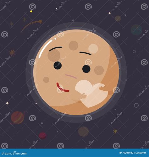 Pluto Planet 3d Vector Illustration High Quality Isometric Solar