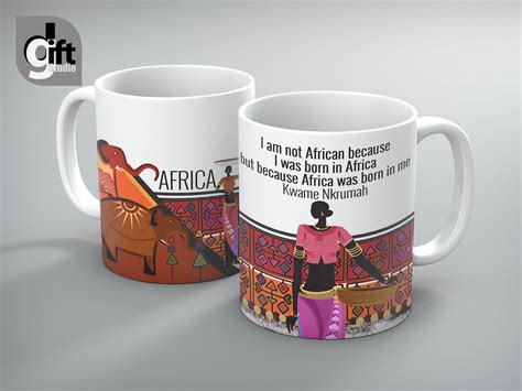 African T Mug African Proverb African Art African Print Etsy