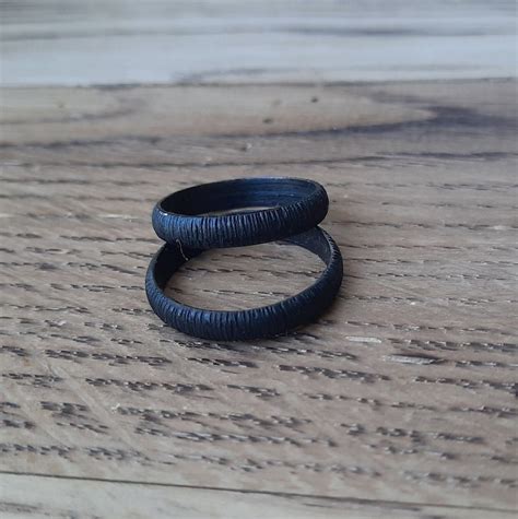 Set Of 2 Iron Rings Iron Ring For Him Wrought Iron Ring 6th Etsy