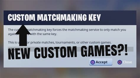 Fortnite How To Make Your Own Custom Matchmaking Key On Console Youtube
