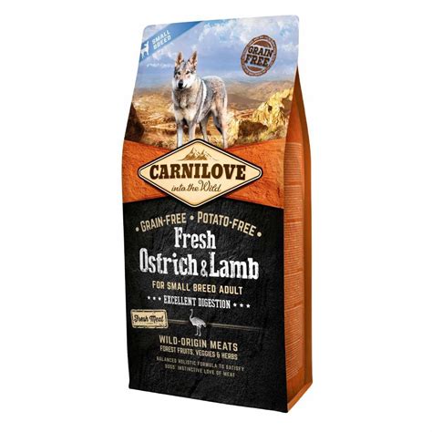 Uk dog food is very comparable to other western countries such as the united states and canada. Carnilove Fresh Ostrich & Lamb Small Breed Adult Dog Food ...