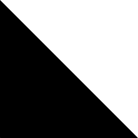 White Triangle Png Black Right Angled Triangle 2 Right Angle
