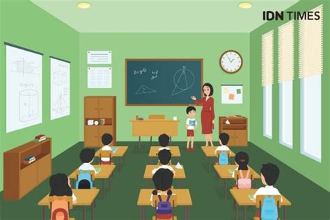 Download 81 Gambar Animasi Guru Mengajar Di Kelas Terbaru Gambar