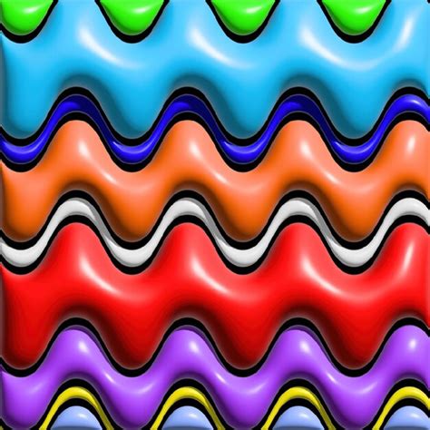 Premium Vector Colorful Wavy Lines Design Colorful Pattern