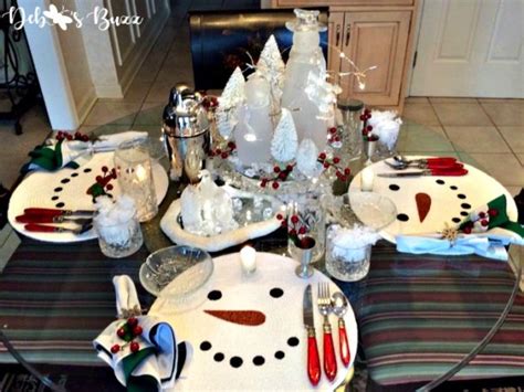 5 Snowman Centerpieces Decorate Winter Table Debbees Buzz
