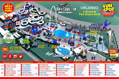 Orlando Park Map Theme Park Map