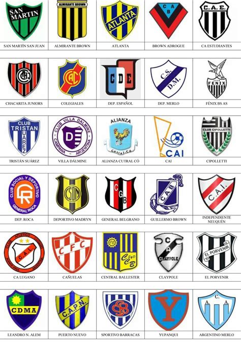 Argentina Pins De Escudos Insiginas De Equipos De F Tbol Escudos