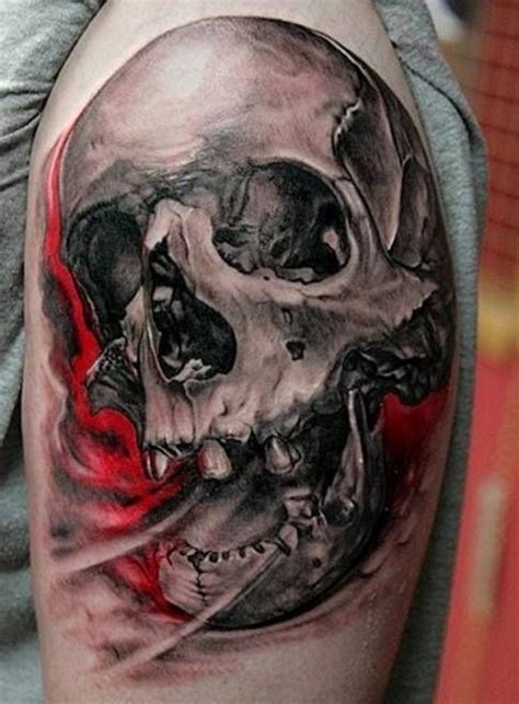 46 Best Human Skull Tattoo Images On Pinterest Skull