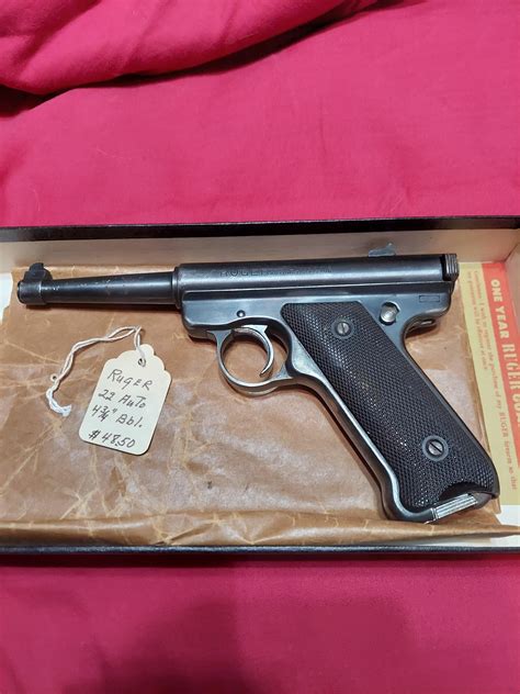 Was Ted This Old Ruger Standard 22 Pistol This Weekend Bought Over