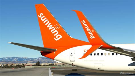 Sunwing Pmdg 737 800 Msfs Pack For Microsoft Flight Simulator Msfs