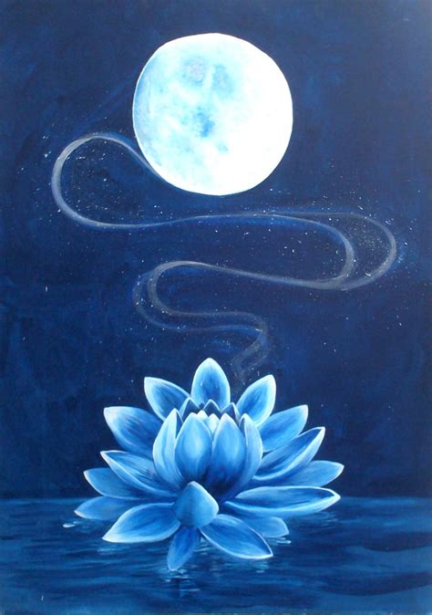 Full Moon Flower By Laranocchia On Deviantart