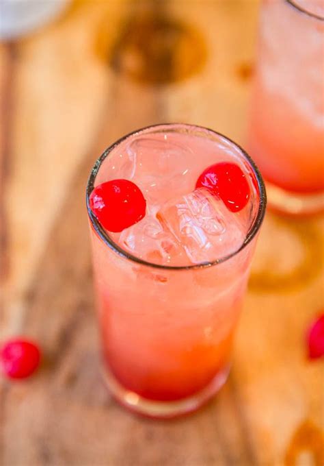 Sweet alcoholic drinks like this one are very easy to drink way too fast. Malibu Sunset (Fruity Malibu Drink Recipe!) | Averiecooks.com | Recipe | Coconut rum drinks ...