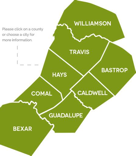 Counties And Cities The Greater Austin San Antonio Corridor Council