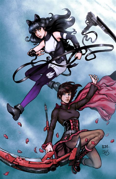 Rwby Blake And Ruby By Theroguespider On Deviantart