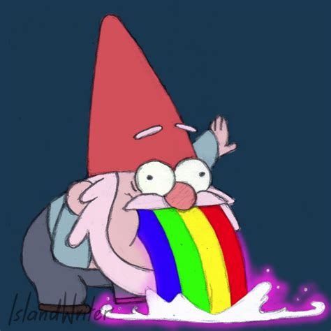 Gravity Falls Gnome Rainbow By Islandwriter On Deviantart