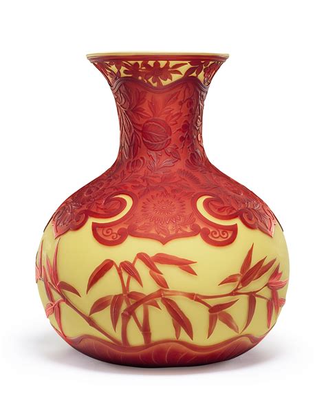 An English Cameo Glass Vase Circa 1890 Attributed To Thomas Webb And Sons Christie S