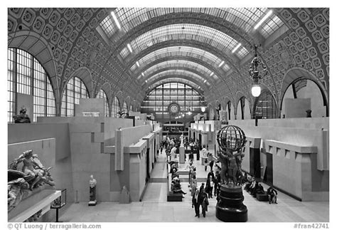 Black And White Picturephoto Orsay Museum Housed In The Former