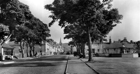 Tour Scotland Photographs: Old Photographs High Street Fochabers Scotland