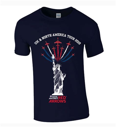 Buy Red Arrows Uk And North America 2019 T Shirt The Reds Merchandise