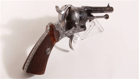 Lefaucheux Revolver Liege About 1870 Percussion Pistols And Revolvers