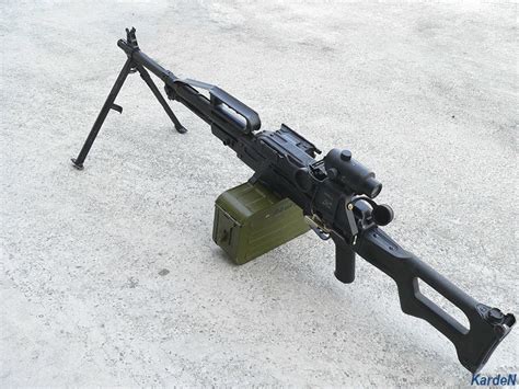 Pkp Pecheneg Machine Gun Caliber Cartridge 762 Mm Soldatpro