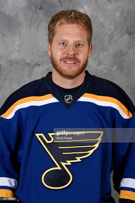 Steve Ott Of The St Louis Blues Poses For His Official Headshot For