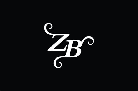 Monogram Zb Logo V2 Graphic By Greenlines Studios · Creative Fabrica