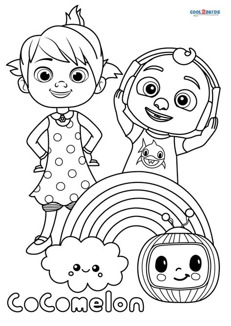 Cocomelon Coloring Pages Free Print Or Download Of Cocomelon Sheets