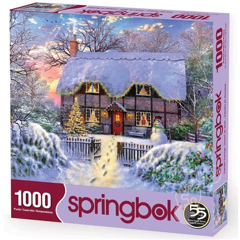 Springbok Yuletide Cottage Puzzle 1000pcs Puzzles Canada