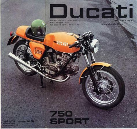 Racing Cafè Vintage Brochures Ducati 750 Sport 1973