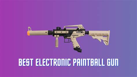 Best Electronic Paintball Gun Review E Trigger Grip Marker 2022