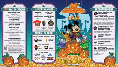 Mickeys Not So Scary Halloween Party At Magic Kingdom Guide Map