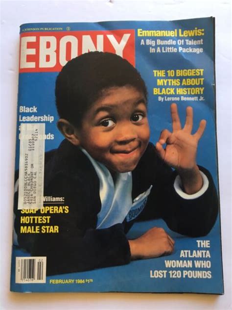 Ebony Magazine Emmanuel Lewis February 1984 101117nonrh Ebay